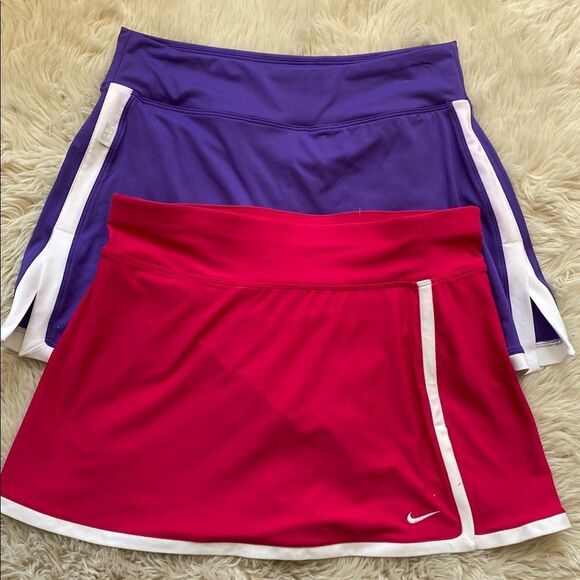 Nike Women's Purple and Pink Skirt Set Size Small - Picture 1 of 9